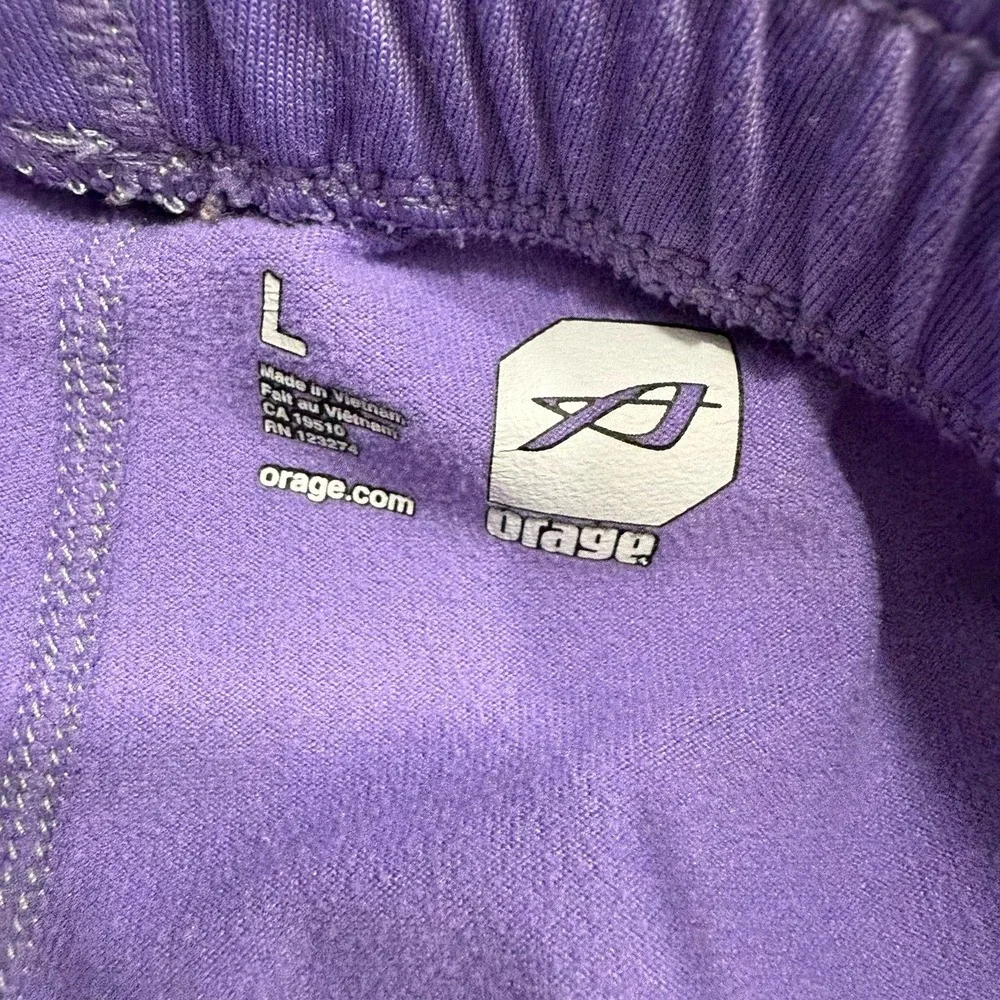 Orage kids purple baselayer‎ set youth large
